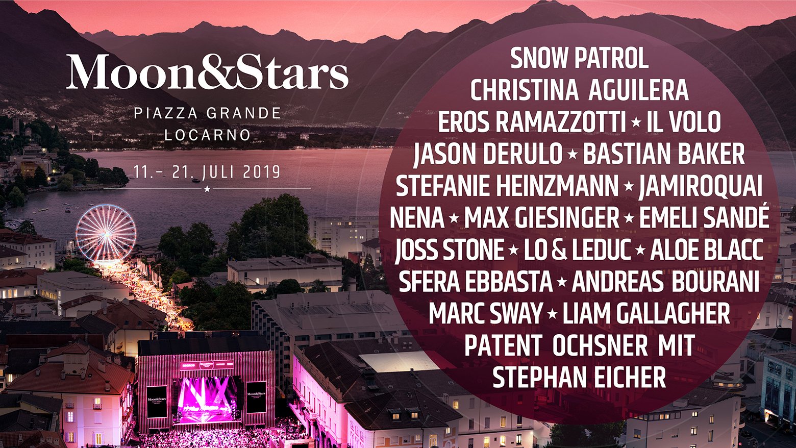 Moon And Stars 2019, Locarno