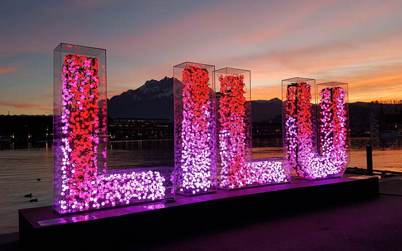 Premiere: "Vaduz Light Festival" in Liechtenstein